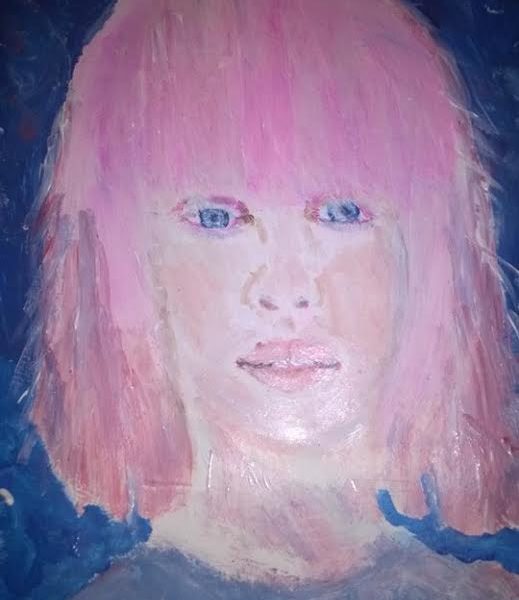 Star Child- done in pastel acrylics-Fantastic Realism